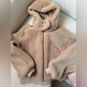 Sincerely Jules Sherpa Fleece Zip-Up Hoodie Size M – New No Tag